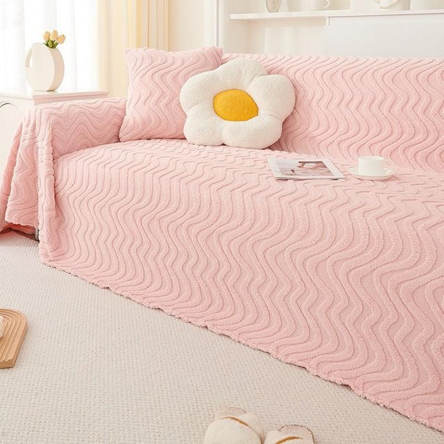 Super Six Modernes Sofaüberwurf Handtuch aus Polyester, Verdickt und Staubdicht, B/B: 180 x 130 cm - Bild 1