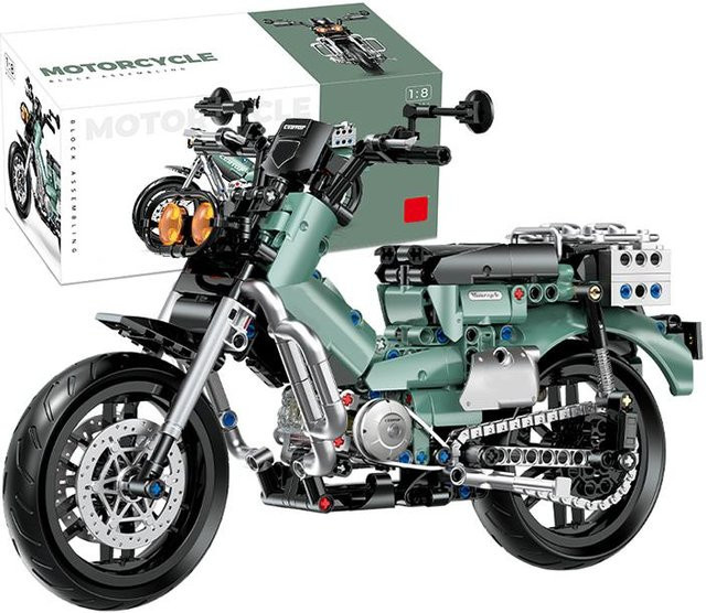 Stadt-Rennmotorrad, Bausteine Set, 1:8, ab 6 Jahren - Bild 1