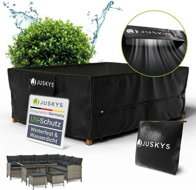 Juskys Gartenmöbel Abdeckplane CoverSafe Pro, wasserdicht und winterfest, B/T/H: 250 x 210 x 90 cm - Bild 1
