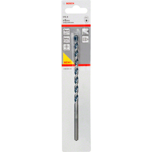 Bosch CYL-5 Hartmetall Beton-Spiralbohrer in Blau, Durchmesser: 6 mm - Bild 3