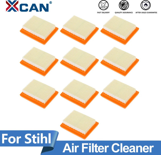 XCAN Luftfilterreiniger Set für STIHL FS120 FS200 FS250 FS300 FS350 FS400 FS450 Freischneider Rasentrimmer und Rasenmäher Zubehör, 10 Stück - Bild 1