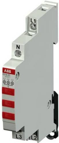ABB E219-3C Meldeleuchte in Rot und Weiß - Bild 1