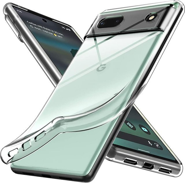 Ultradünne transparente Schutzhülle für Google Pixel 6, 6A, 7, 7A, 8, 8A, 9, 9A, 10 Pro und XL - Bild 1