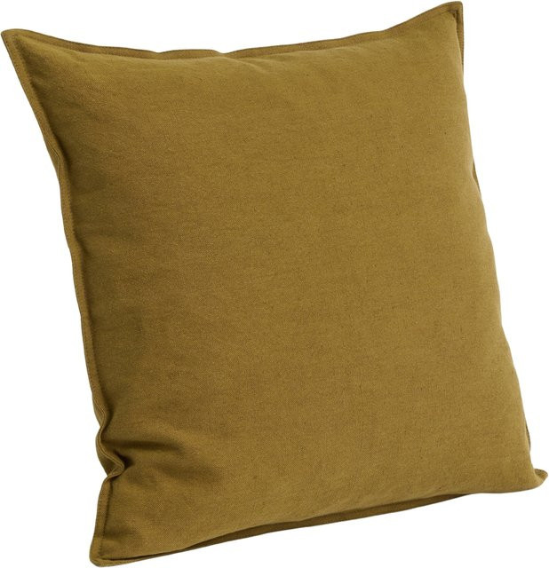 HAY Linen Kissen quadratisch in Grün aus Leinen und Baumwolle mit OEKO-TEX Standard 100 - Bild 1