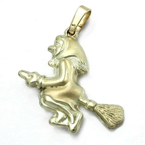 SIGO Anhänger Hexe, 585 Gold, Unisex - Bild 1
