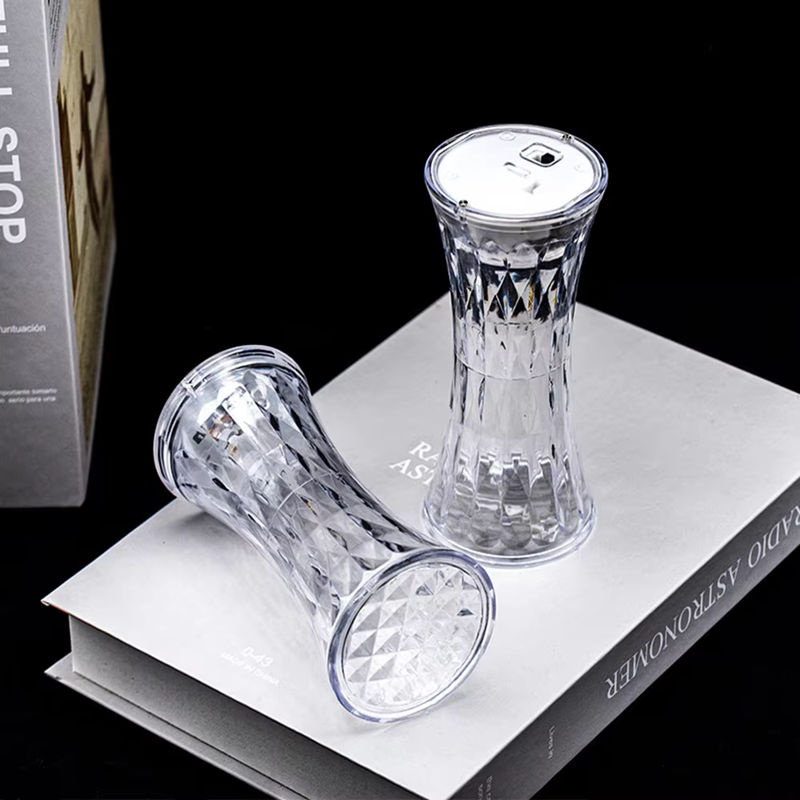 Lyfs LED Nachtlicht Kristall Diamant Tischlampe aus transparentem Acryl für das Schlafzimmer - Bild 2