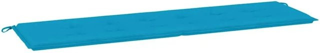 vidaXL Gartenbank-Auflage Blau aus Oxford-Gewebe mit Schaumstoff, B/T/H: 180 x 50 x 3 cm - Bild 1