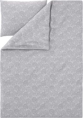 LIVARNO Mako-Satin Bettwäsche Set Grau, Wendebettwäsche aus Baumwolle mit Kissenbezug, B/H: 155 x 220 cm und 80 x 80 cm