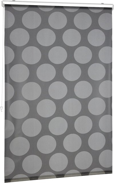 Relaxdays Duschrollo aus Kunststoff und Aluminium in Grau, wasserabweisend, B: 100 cm x H: 240 cm - Bild 1