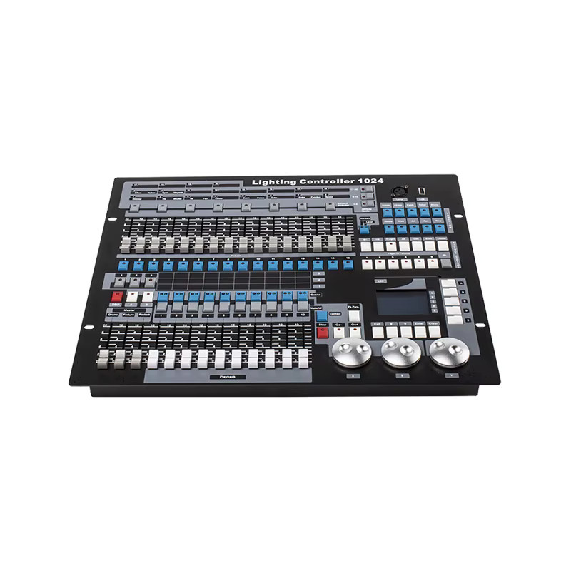 SHEHDS 1024 DMX Konsole Controller für Par Lighting und Moving Heads mit Software Editor SSL2 in Schwarz - Bild 2