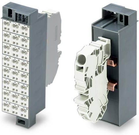WAGO 726-611 Potentialausgleichsblock in Weiß und Grau, 10 Stück - Bild 1