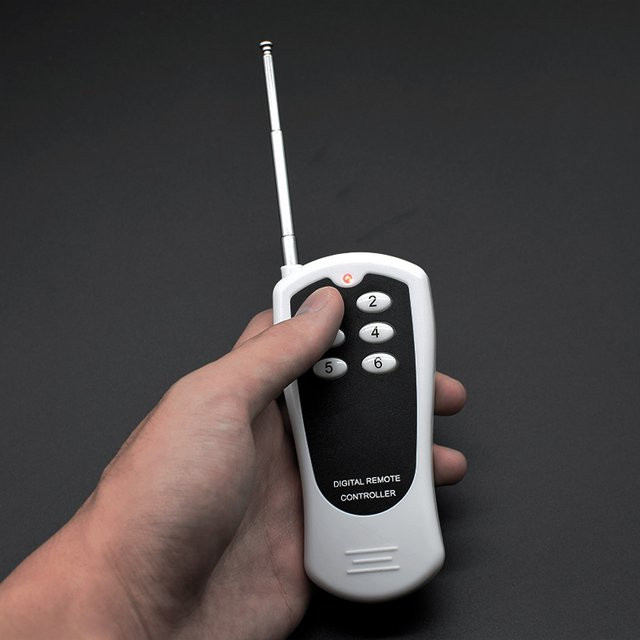 Scimagic-RC Universal 6 Kanäle Funk-Relais-Modul mit 433 MHz Fernbedienung und 6-Tasten RF-Sender für DC 12 V 24 V - Bild 1