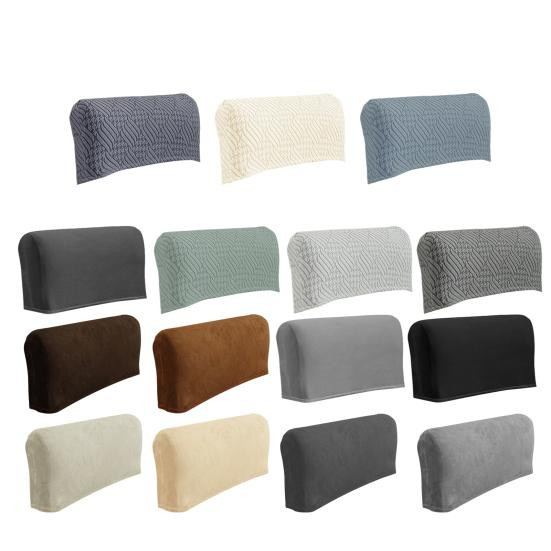 NOHS Cushions Rückenlehnenbezug aus Samt und Polyester, elastischer Schutzbezug für Bürostühle und Gaming-Stühle, fleckenresistent - Bild 1