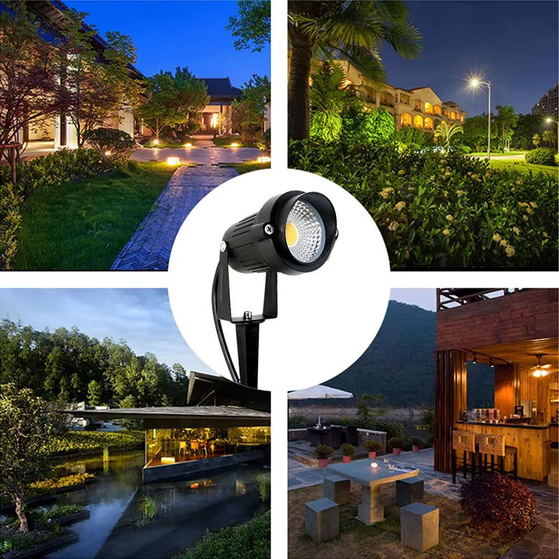 Dengsum LED Bodenstrahler RGB wasserdichter Garten-Flutlicht für Innenhof und Rasen in Grün und Gelb - Bild 4