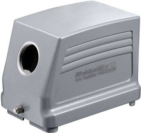 Weidmüller Steckergehäuse HDC 48B TSLU 1M40G 1788310000 in Grau aus Edelstahl - Bild 1