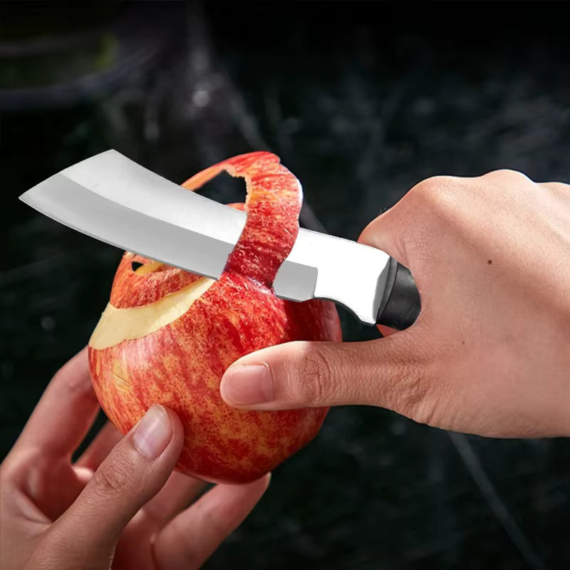 GuanQi Japanisches Fleisch-Hackmesser aus geschmiedetem Edelstahl mit ABS-Griff und Scheide - Bild 3