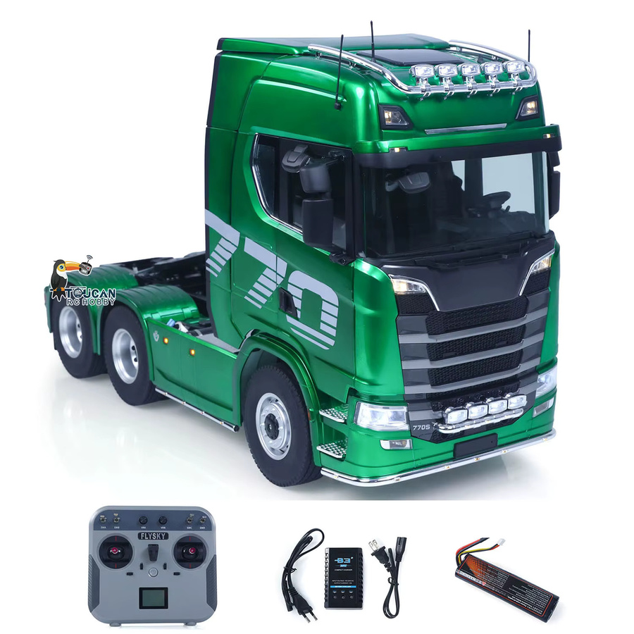KABOLITE RC Traktor-LKW SC 770S 100 6X6 RTR, ferngesteuertes Fahrzeug, 1:14, Metall, ab 14 Jahren - Bild 7