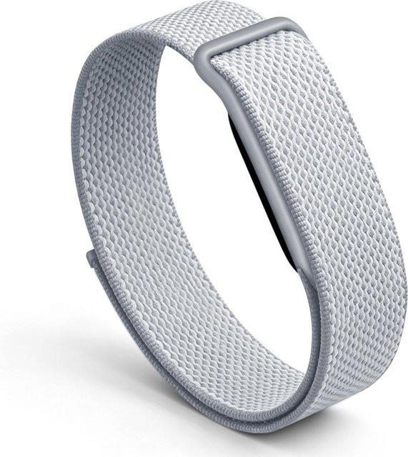 Atmungsaktives Sport-Ersatzarmband für Google Fitbit Air Fitness-Tracker in Grau - Bild 1