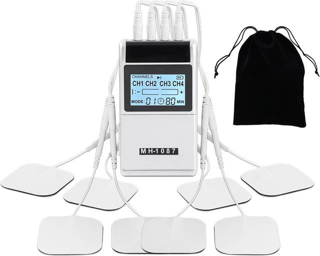 SUOLAER Akupunktur-Massagegerät mit 8 Elektrodenpads und 15 Modi zur Schmerzlinderung und gegen Müdigkeit - Bild 1