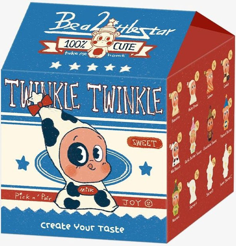 POP MART Twinkle Twinkle Serie Figurines Dekoration mehrfarbig aus Kunststoff - Bild 1