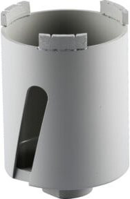Klingspor Lochsäge DD 600 U in Silber mit Standardverzahnung und M 16 Gewinde, Durchmesser: 8,2 cm, Tiefe: 3,5 cm, Höhe: 7,0 cm - Bild 1