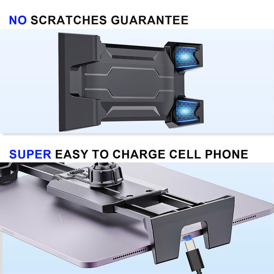 Homhu Universal Auto Tablet Ständer für CD-Schlitz, Handy und Smartphone Halterung in Schwarz, passend für iPad Pro, Air, Mini 4-13 Zoll und andere Tablets - Bild 1