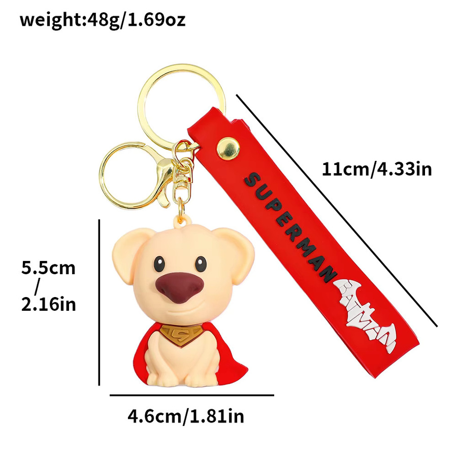 Funko Silikon-Schlüsselanhänger, Hund, Bunt - Bild 1