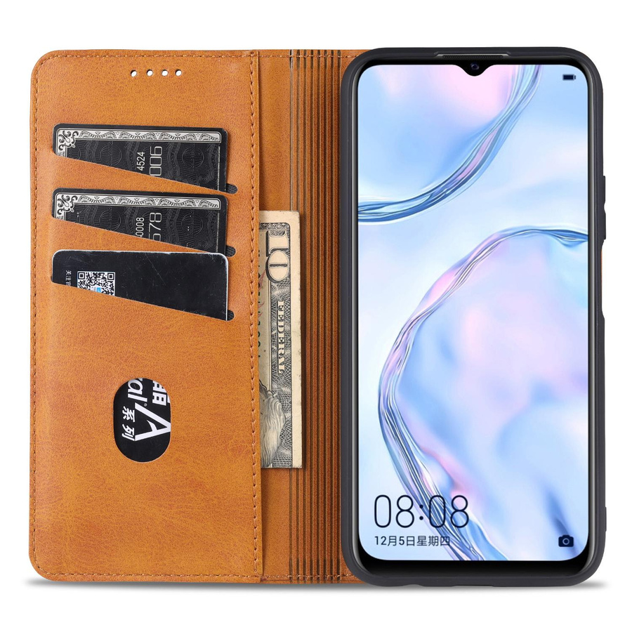 Just Case Deluxe magnetische Leder-Schutzhülle für Vivo Y72 5G in Braun - Bild 2