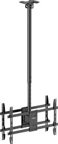 SpeaKa Professional TV-Deckenhalterung SP-TVCM-550 Schwarz, neigbar, schwenkbar und höhenverstellbar für 43 bis 86 Zoll - Bild 1