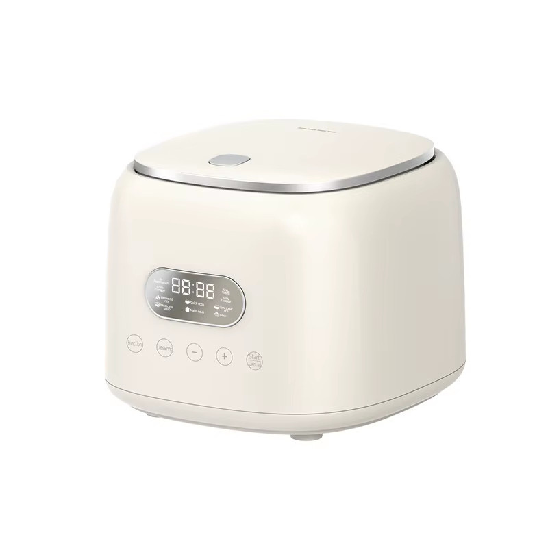 Intelligenter Reiskocher mit 8 Programmen und 2,5 l Volumen, 400W Multikocher mit Timer und Speisenwärmer Funktion, Weiß - Bild 3