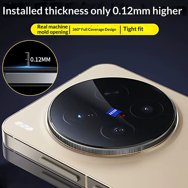 Vivo X300 Ultra Kameraschutzfolie Transparent für Kameralinsen und Rückseite - Bild 5