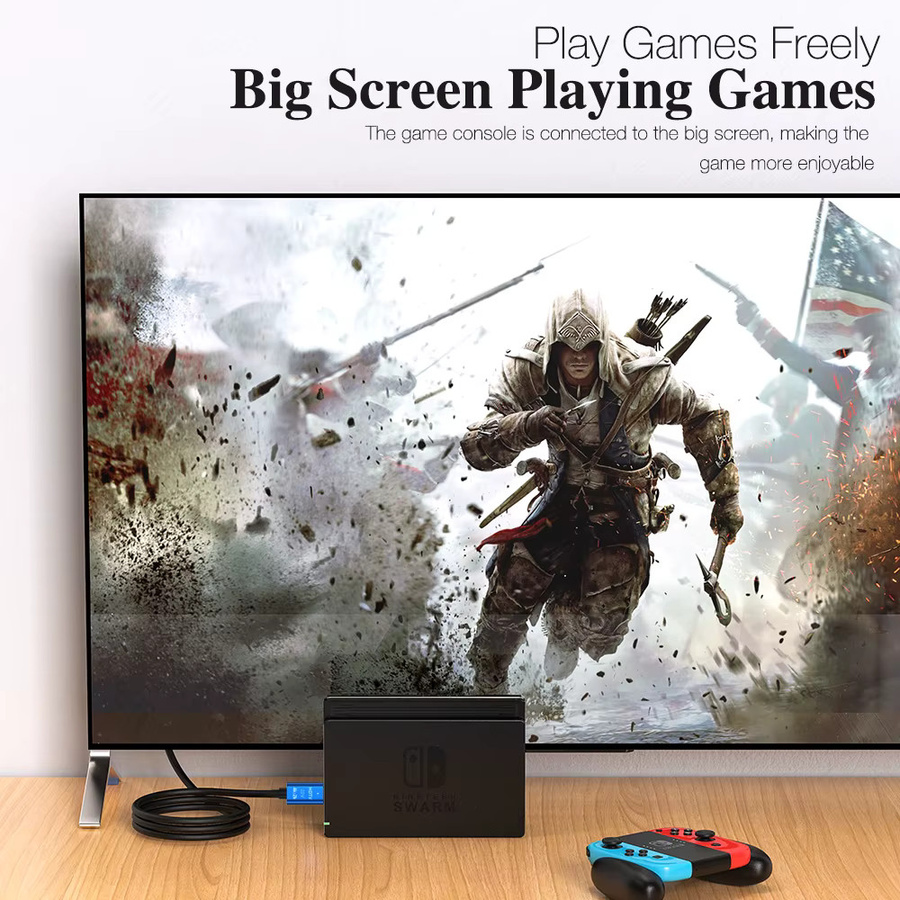 Nephy HDMI 2.0 Kabel für 4K 60Hz in Blau - Bild 3