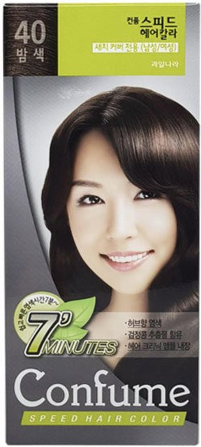 Fruit Nara Confume Speed Haarfarbe Creme, Chestnut Brown, Unisex - Bild 1