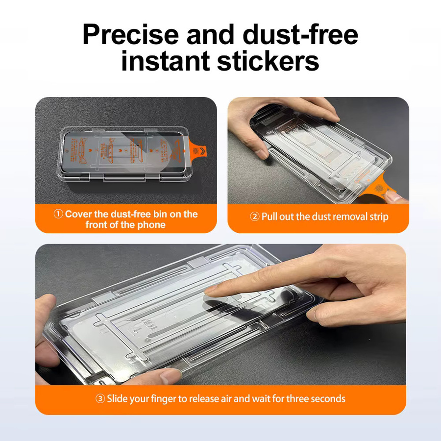 Staubschutz-Displayschutzfolie aus Panzerglas für Xiaomi Poco F8 Ultra, F8 Pro, X8 Pro und X8 Pro Max, transparent - Bild 6