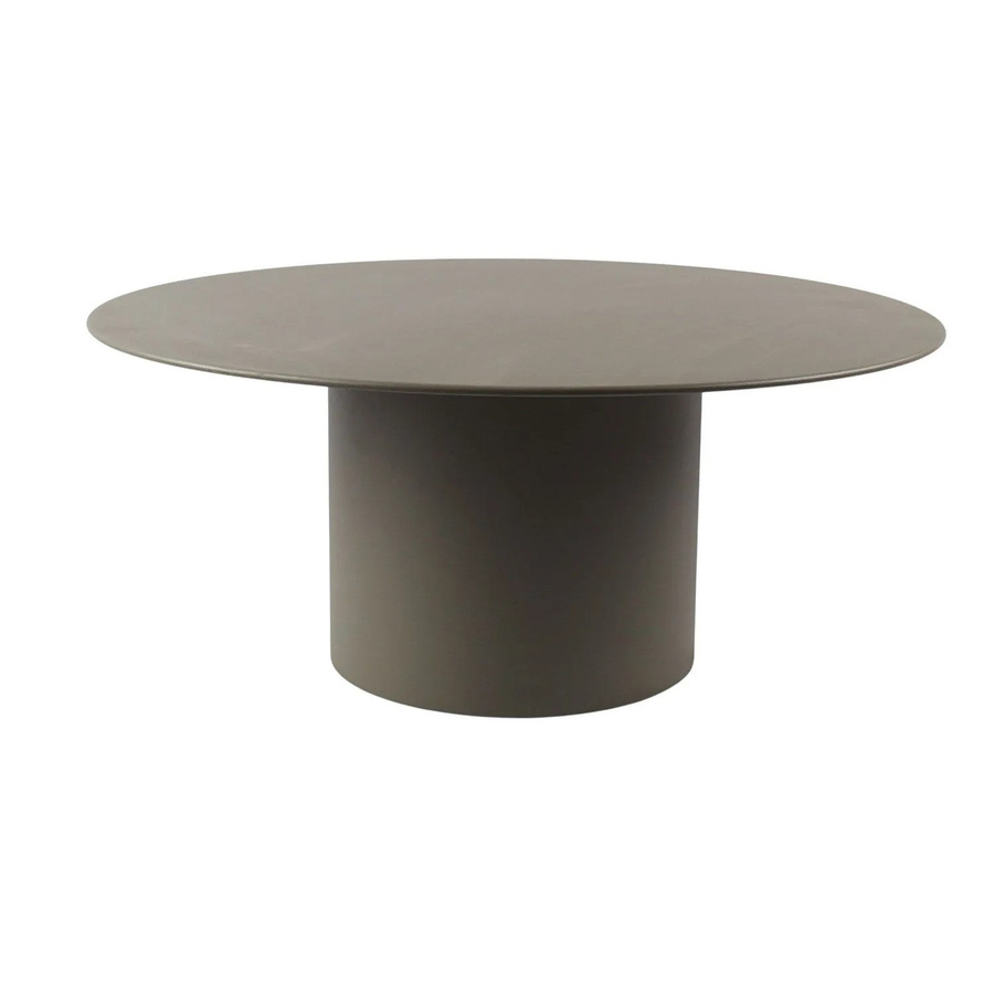 Couchtisch Jovenia von Vente-unique in Khaki aus Metall, quadratisch, Breite: 80 cm, Tiefe: 80 cm, Höhe: 35 cm - Bild 2