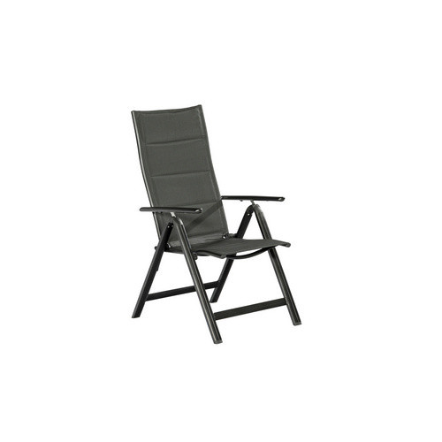 Merxx Gartenmöbelset Taviano in Grau/Braun, 9-teiliges Set mit Semi-Ausziehtisch aus Aluminium, Textil und Sicherheitsglas für Garten und Terrasse, B/T/H: 220 x 110 x 75 cm - Bild 2