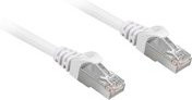 Sharkoon Patchkabel RJ45 Cat.6a SFTP Ethernet LAN in Weiß, 5,0 m - Bild 1