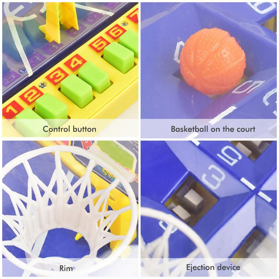 TOMTOP JMS Finger Basketball Brettspiel Gelb - Bild 3
