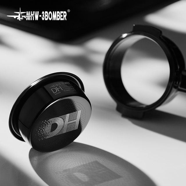 MHW-3BOMBER DH Filterkorb für 58mm Siebträger aus Edelstahl und Titan, Farbe: Silber - Bild 1