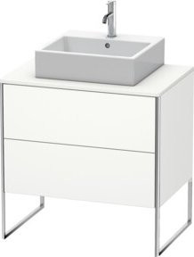 Duravit Waschtischunterschrank XSquare in Weiß mit 2 Auszügen, B/T: 80 x 54,8 cm - Bild 1