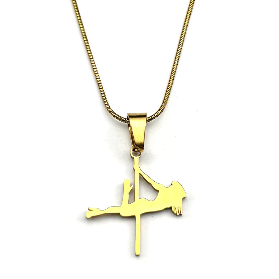 EREBUS Halskette, Edelstahl, goldfarben, Unisex - Bild 2