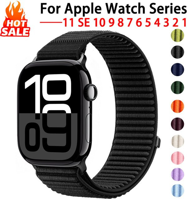 Uhrenarmband Sport-Nylon-Schlaufenarmband, Unisex - Bild 1