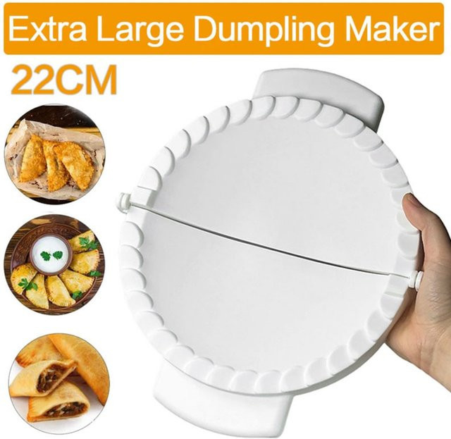 JJYY Dumpling Mold Upgrade DIY Teigtaschenform und Teigpresse für Pierogi und Gebäck in Silber - Bild 1