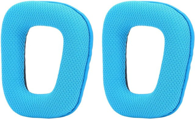 Ersatz-Ohrpolsterbezug in Blau passend für Logitech G35 G930 G430 F450 Kopfhörer - Bild 1