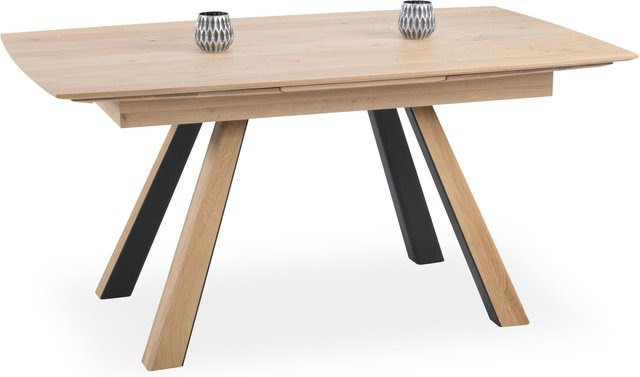 Esstisch hartmann Heda aus Massivholz in Braun, rechteckig, B: 180 cm, T: 90 cm, H: 76 cm - Bild 1