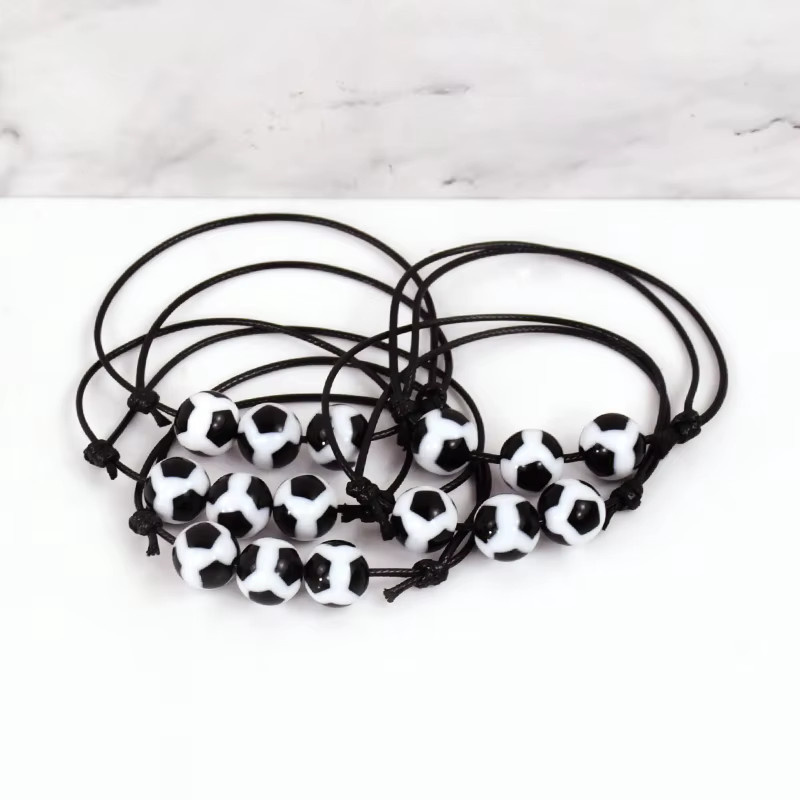 ZQNYCY Armbänder, Sport Thema, Perlen Charme, Kinder - Bild 2