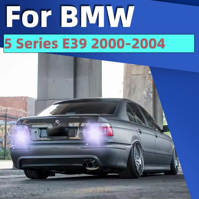 2er Set LED Rückfahrlicht für BMW 5er E39, 6000K Weiß, BA15S 1156 Canbus kompatibel - Bild 1