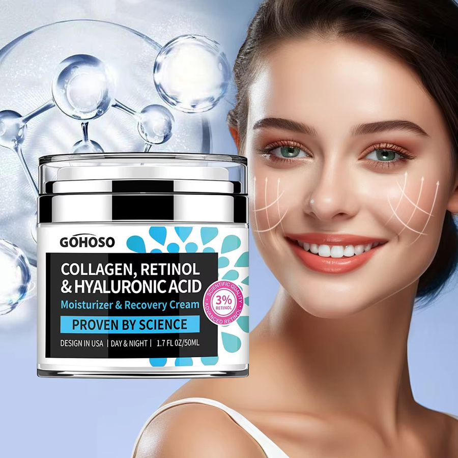 ENVISHA Gesichtspflege Creme mit Kollagen, Retinol, Hyaluronsäure - Bild 2