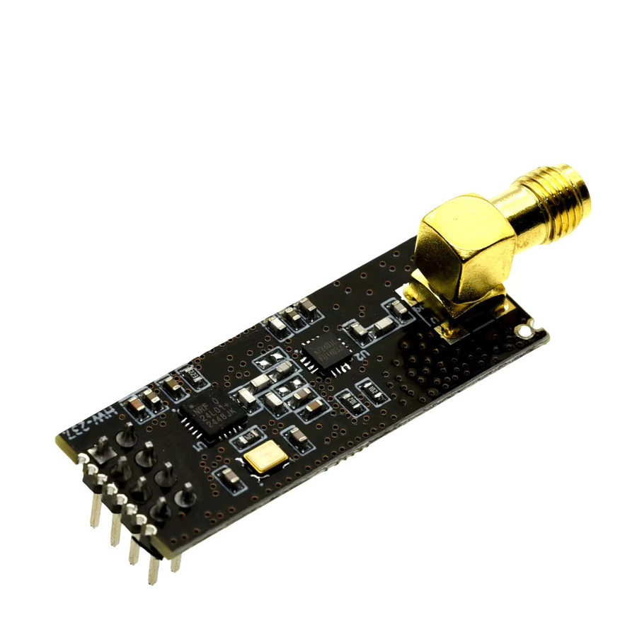 NRF24L01 + PA + LNA Wireless Modul 2,4G Fern Transceiver mit Antenne für Arduino, Schwarz - Bild 2