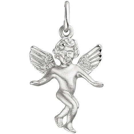 Colfem Anhänger Engel Schutzengel, 925 Sterling Silber, matt, Unisex - Bild 1